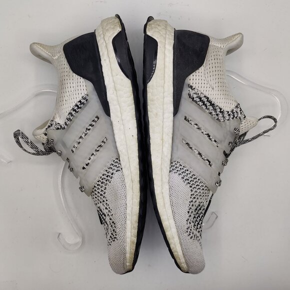 adidas mens 9 UltraBoost 1.0 DNA White Black GZ0449 Torsion System - Picture 3 of 13